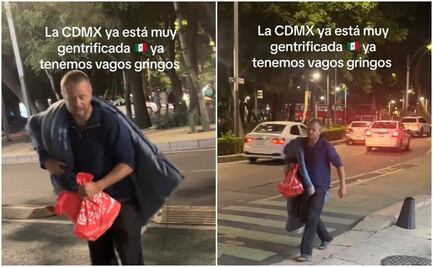 ¿Efectos de la gentrificación? "Gringo" en situación de calle en CDMX desata fuerte debate en TikTok