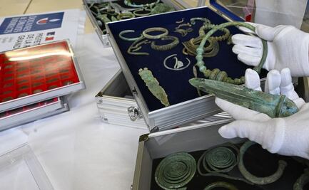 Incautan tesoro arqueológico de más de 27 mil piezas en casa de un saqueador francés