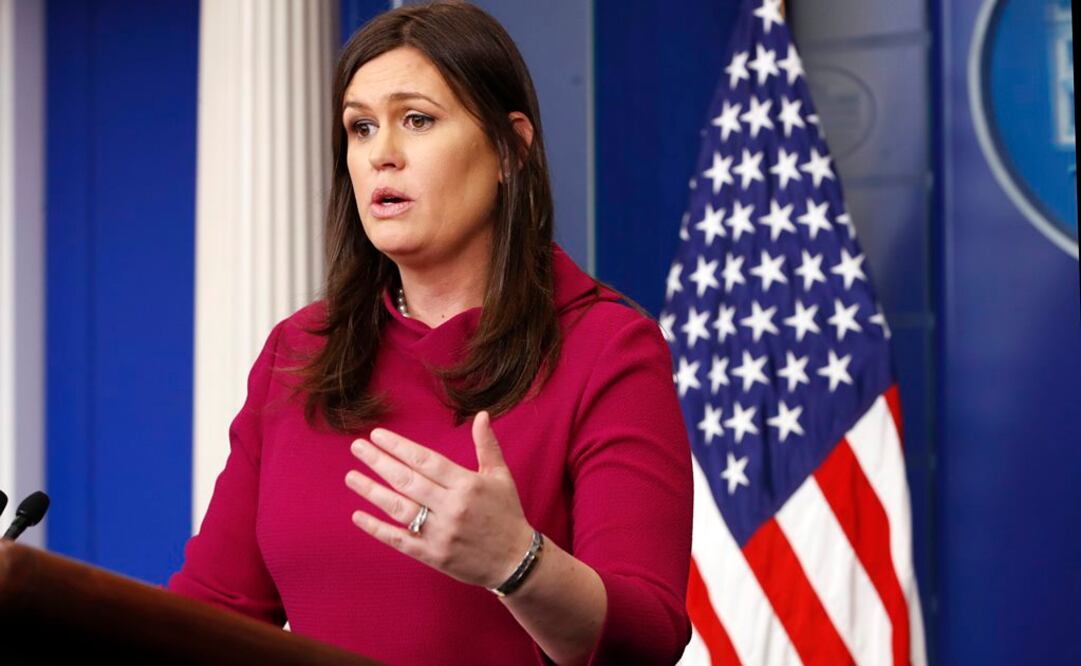 "La campaña de presión máxima debe continuar hasta que Corea del Norte se desnuclearice", insistió la portavoz de la Casa Blanca, Sarah Huckabee Sanders (Foto: Archivo / AP)