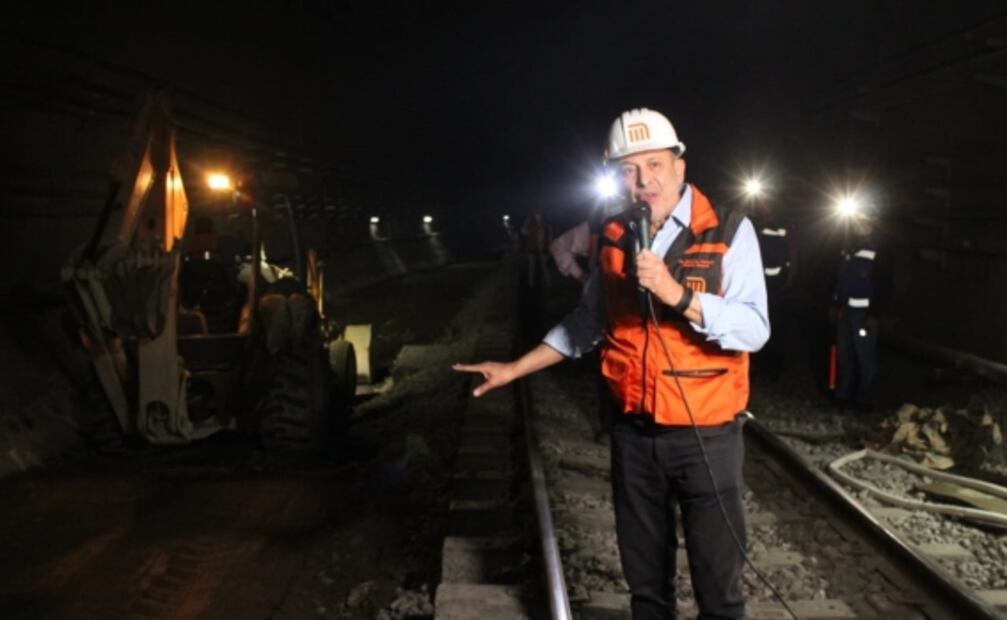 Hallan diferencias constructivas en túnel subterráneo de la L12; se reparará en los próximas semanas, dice Guillermo Calderón   
