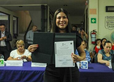 Lourdes Paz Reyes recibe constancia de mayoría de votos como alcaldesa en Iztacalco