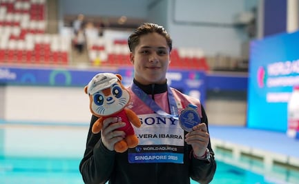 Osmar Olvera conquista la plata en el Mundial de Singapur; se cuelga su segunda medalla del certamen