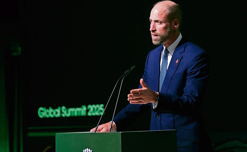 El príncipe británico William, durante el Foro Unidos por la Vida Silvestre en Río de Janeiro, Brasil, el 4 de noviembre pasado. Foto: Daniel Ramalho / AFP