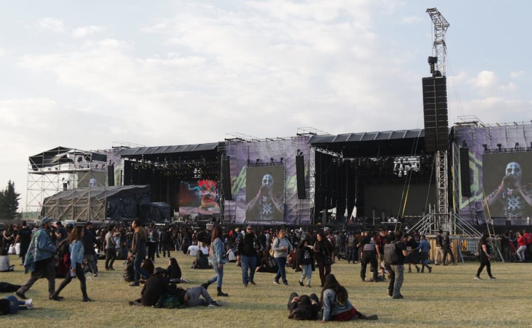 El último día del festival más grande de metal dio inicio con un ambiente tranquilo. Foto: Carlos Mejía / EL UNIVERSAL