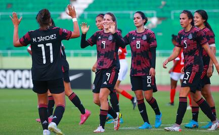 La Selección Mexicana Femenil aplasta a Antigua y Barbuda; son líderes de grupo