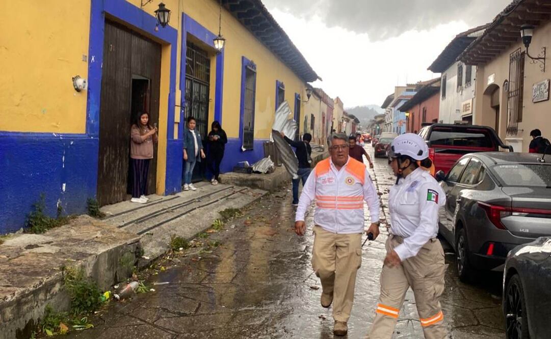 Tornado provoca daños en locales, casas y negocios de Chiapas (03/09/2025). Foto: Especial