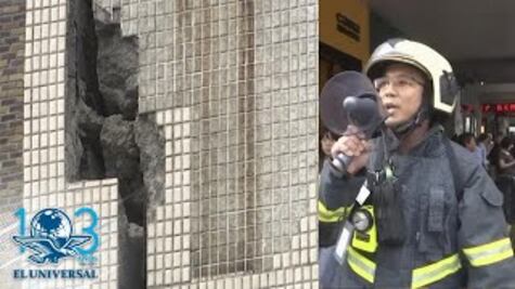 Sismo de magnitud 6.1 sacude Taiwán