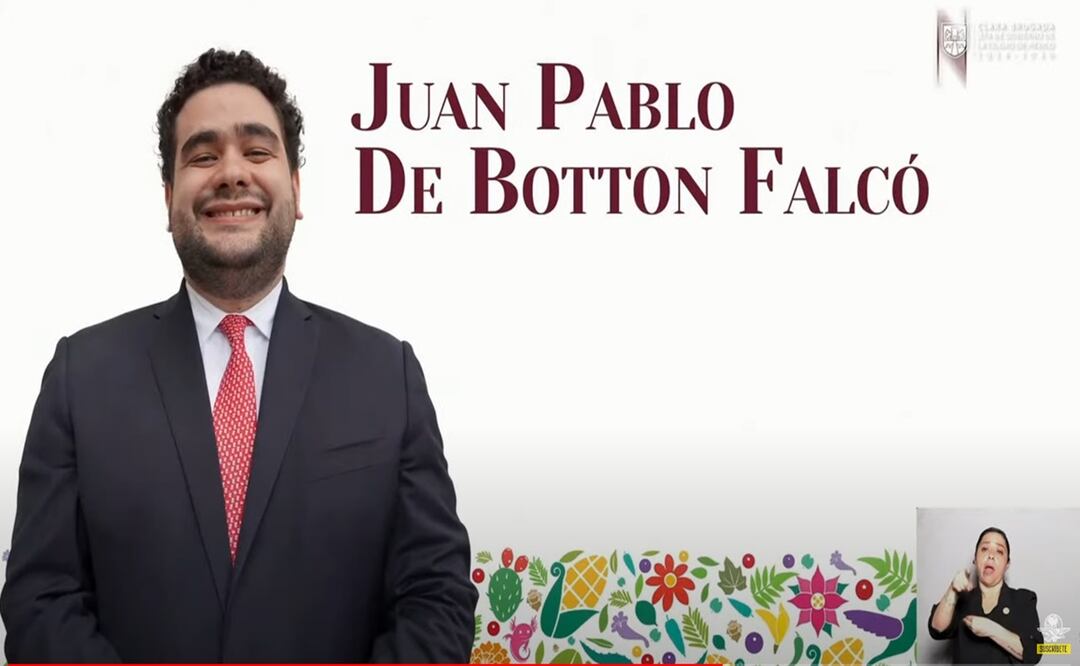 Juan Pablo de Botton Falcón. Foto: Captura de pantalla
