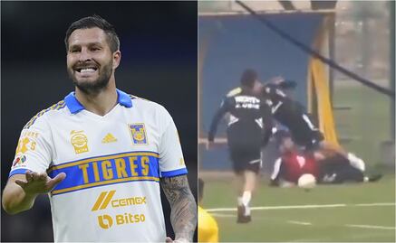 VIDEO: André-Pierre Gignac y su terrible entrada contra un juvenil de Tigres