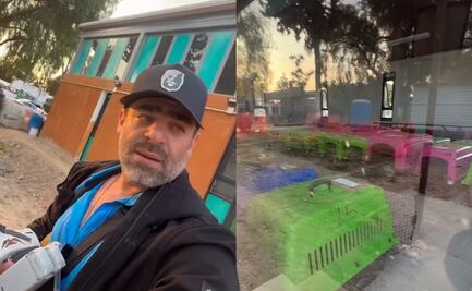 Arturo Islas denuncia que perros rescatados del Refugio Franciscano llevan días enjaulados: "este fue su destino"