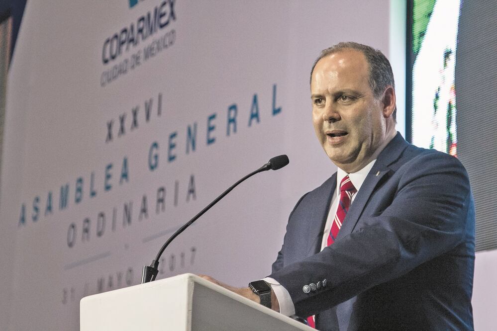 El presidente de Coparmex, Gustavo de Hoyos. Foto: Archivo/ EL UNIVERSAL