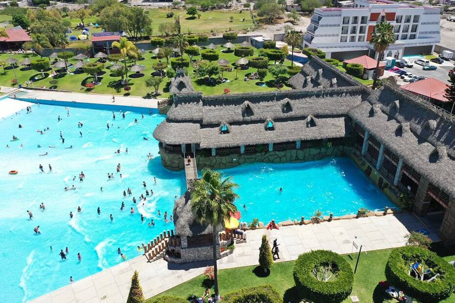 Palapa principal del parque