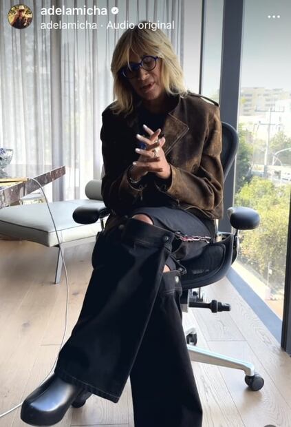 Adela Micha tiene los pantalones desmontables más cool