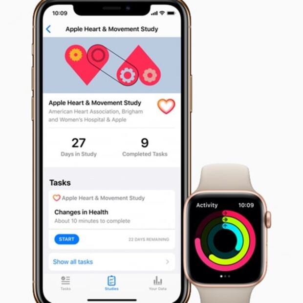 Apple permitirá hacerte estudios médicos a través de iPhone y Apple Watch