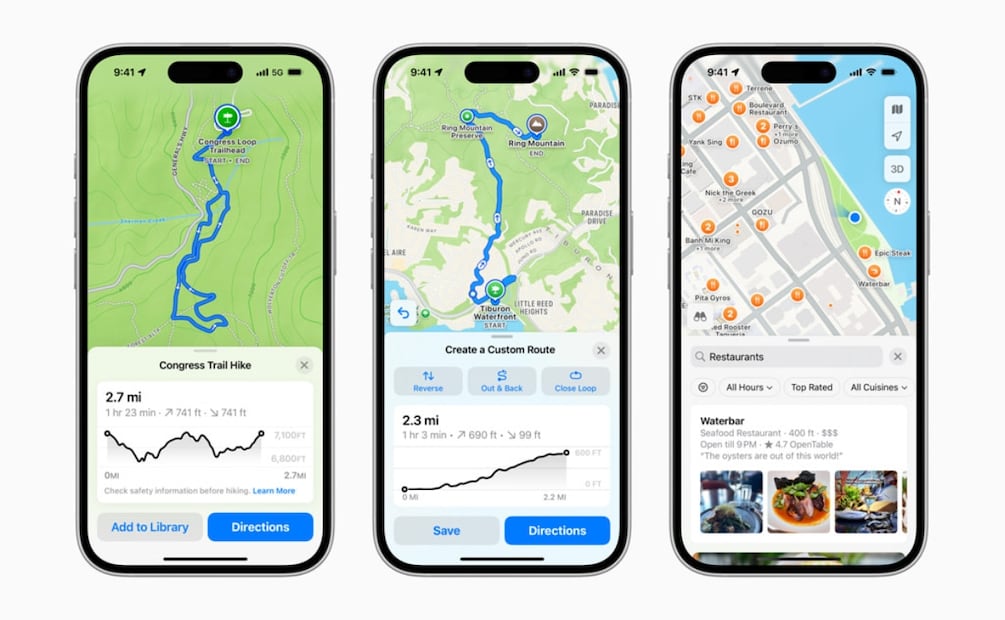 Apple amplía la recolección de datos con vehículos y peatones para mejorar la precisión. Foto: Apple
