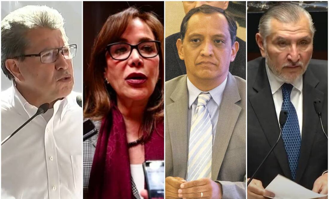 Políticos de la 4T acusados de falta de austeridad. Fotos: EL UNIVERSAL