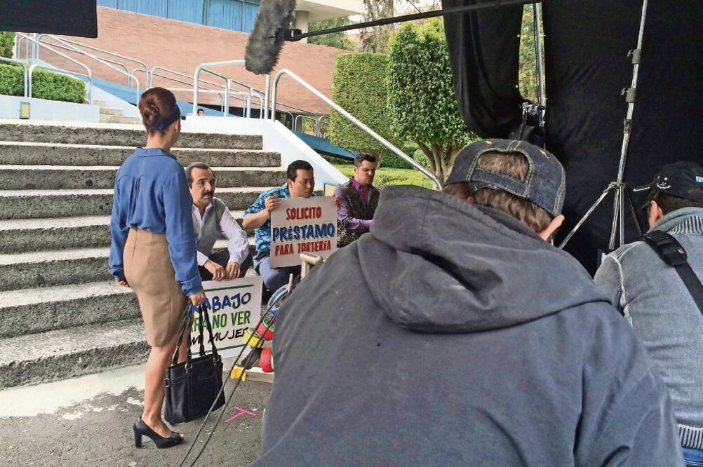 La actriz se encuentra grabando promocionales para la telenovela de Juan Osorio (CORTESÍA)
