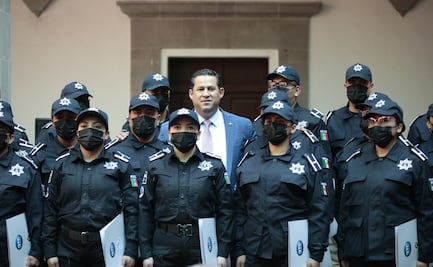 Diego Sinhue Rodríguez alerta a nuevos policías de León a no caer en manos de la delincuencia