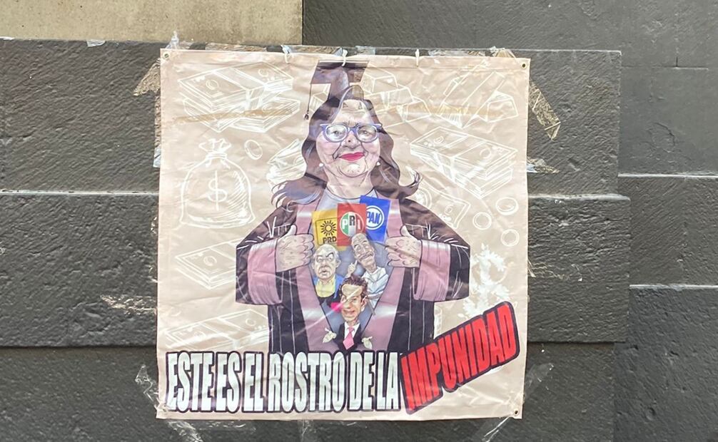 Protestan contra la ministra Norma Lucía Piña. Foto: Daniela Wachauf