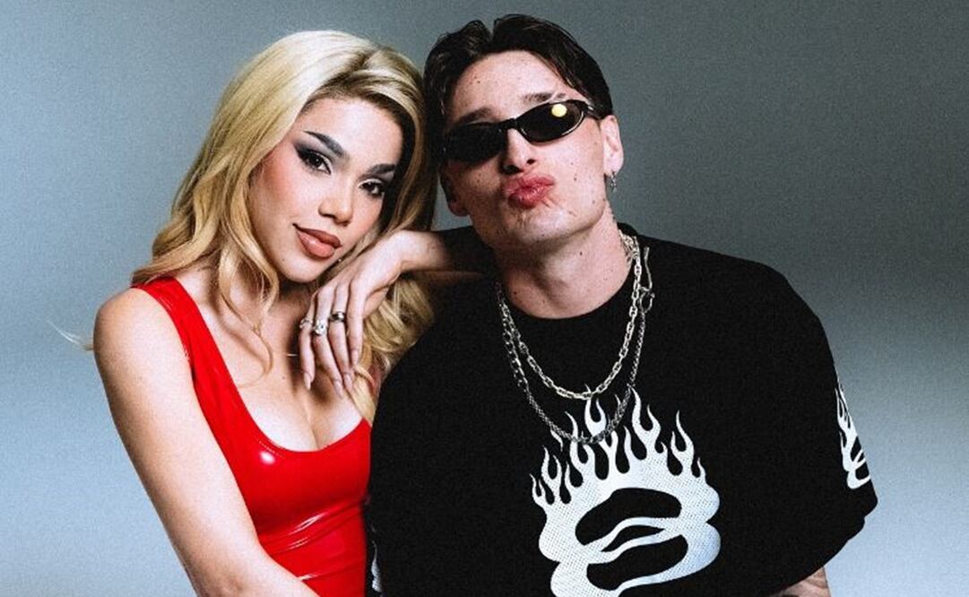 Peso Pluma y Kenia Os estarían saliendo juntos. Foto: Redes sociales