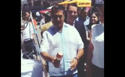 “Quihubo ¡a la primera!”, presume "El Bronco" tras jugar con balero como AMLO