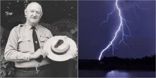 Sobrevivió a 7 rayos, pero no al desamor: la increíble historia de Roy Sullivan