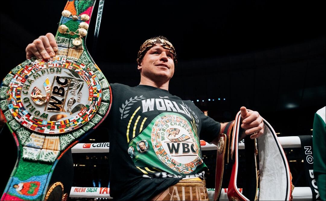 Canelo Álvarez dejó de ser campeón unificado tras perder su cetro de la FIB / FOTO: @Canelo