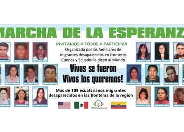 Denuncian desaparición de 133 ecuatorianos indocumentados en frontera México-EU