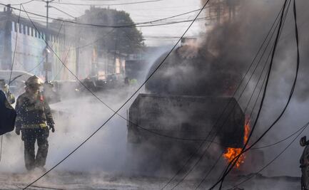 Pipa de gas se incendia en inmediaciones del Mercado de Jamaica en la Venustiano Carranza 