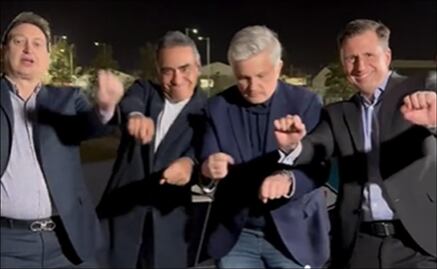 Comentaristas de TV Azteca, Televisa, ESPN y Fox Sports bailan "Súbete a mi moto" previo al Super Bowl LVII