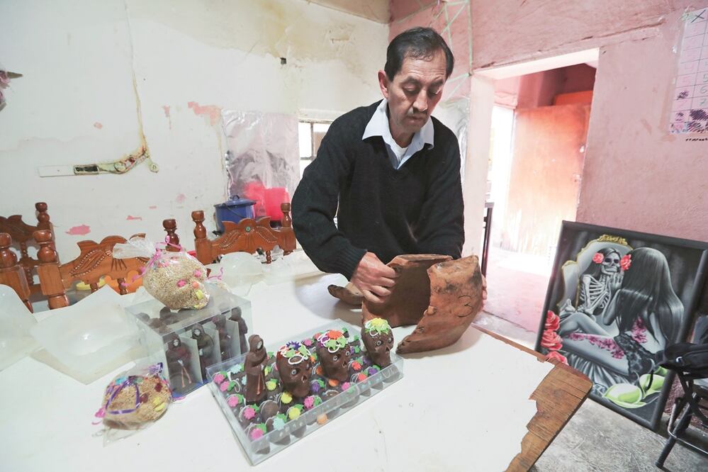 La tradición de producir los dulces de alfeñique data de hace 120 años. Foto: JORGEALVARADO. EL UNIVERSAL