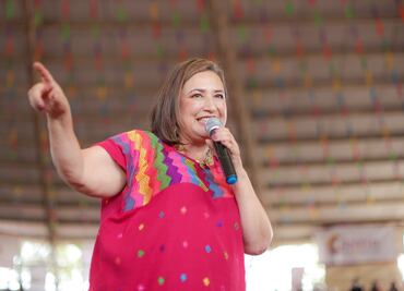 "México va a tener una mujer presidenta, que no se cuelen los hombres": Gálvez