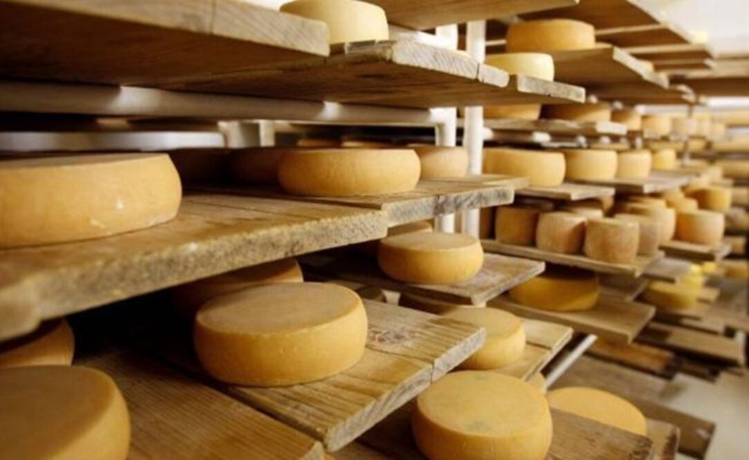 Cheese wheels – Photo: AFP