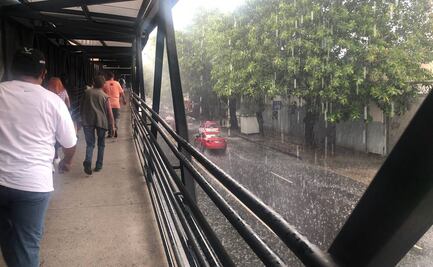 Reportan lluvias en al menos 11 alcaldías de la CDMX; activan alerta amarilla