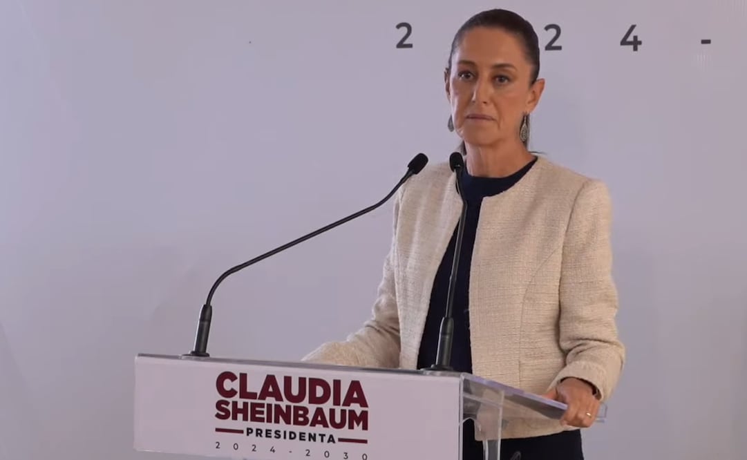 Conferencia de Claudia Sheinbaum del 12 de agosto. Foto: Captura