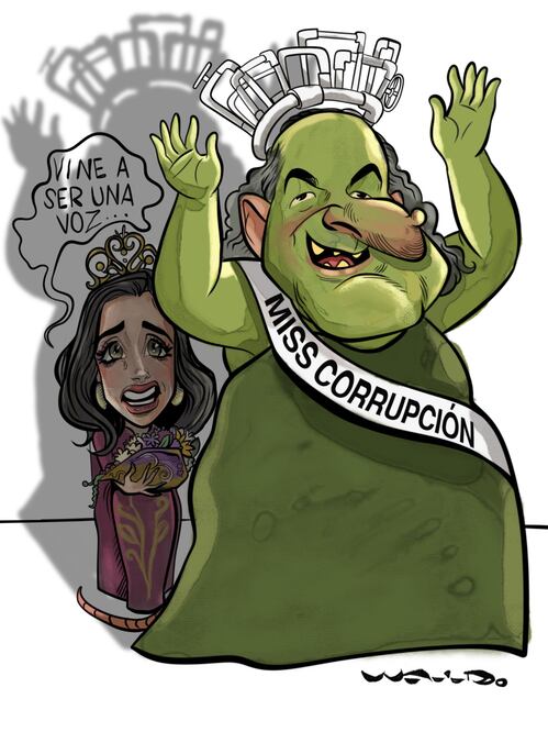 Cartón de Waldo