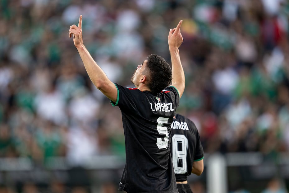 Johan Vásquez en festejo de gol con la Selección Mexicana, rumbo al Mundial de 2026 - Foto: Imago7