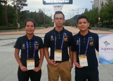 Conalep students win third place in Korea
