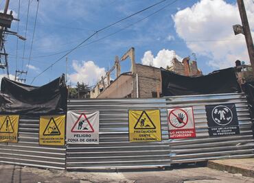 Demolición de inmueble en Naucalpan tiene avance de 70%