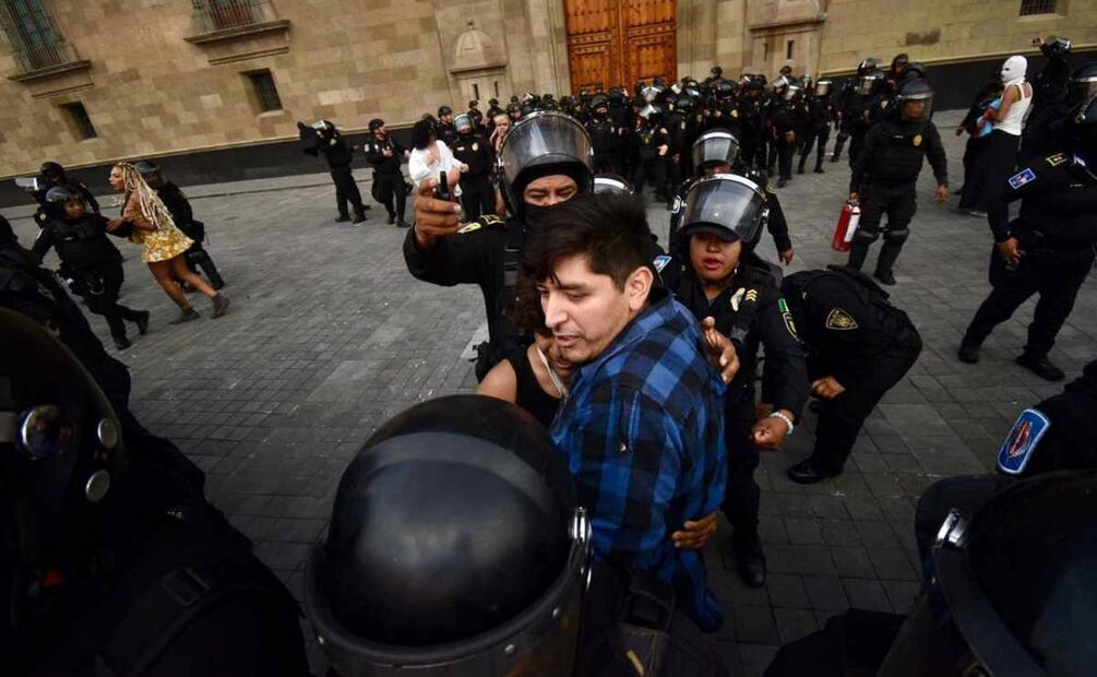 Protesta por el Día de la Visibilidad Trans. Foto: Haarón Álvarez. EL UNIVERSAL