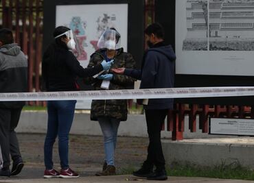 Fotos. Con caretas, gel antibacterial y cubrebocas, así se aplica el examen de Comipems