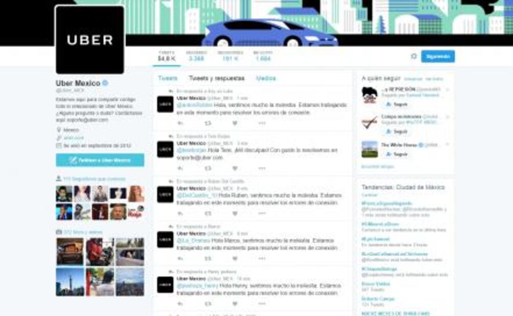 Falla aplicación de Uber en varias ciudades del mundo