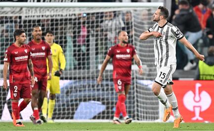 Juventus rescata un empate agónico frente al Sevilla