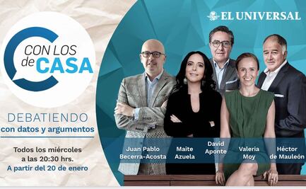 “Con los de casa”, el nuevo programa de análisis de EL UNIVERSAL