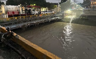 Aumenta nivel del Río Hondo por lluvias en Naucalpan; activan protocolo metropolitano
