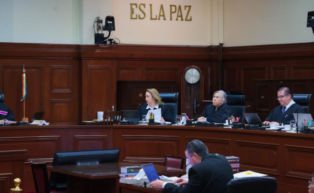 Ministra Yasmín Esquivel Mossa en el pleno de la Suprema Corte de Justicia de la Nación. Foto: Especial