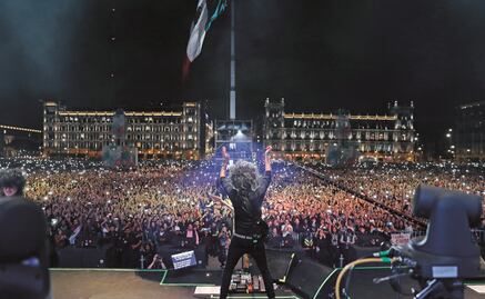 Caifanes, un reclamo social en el Zócalo