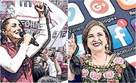 Claudia apuesta por mítines y Xóchitl por redes