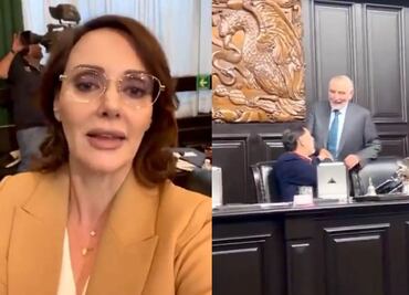 Lilly Téllez cuestiona presencia de Adán Augusto en el Senado; “exigí que el líder de La Barredora saliera del pleno”