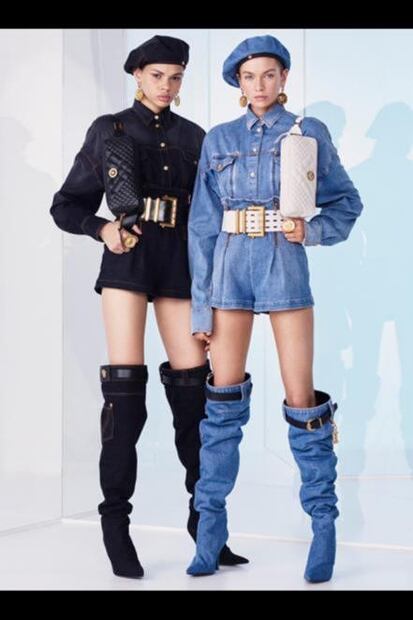 Ya puedes comprar las botas jeans de Versace